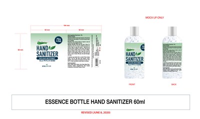 Essence Hand Sanitizer 60ml (Essence Hand Sanitizer 60ml)